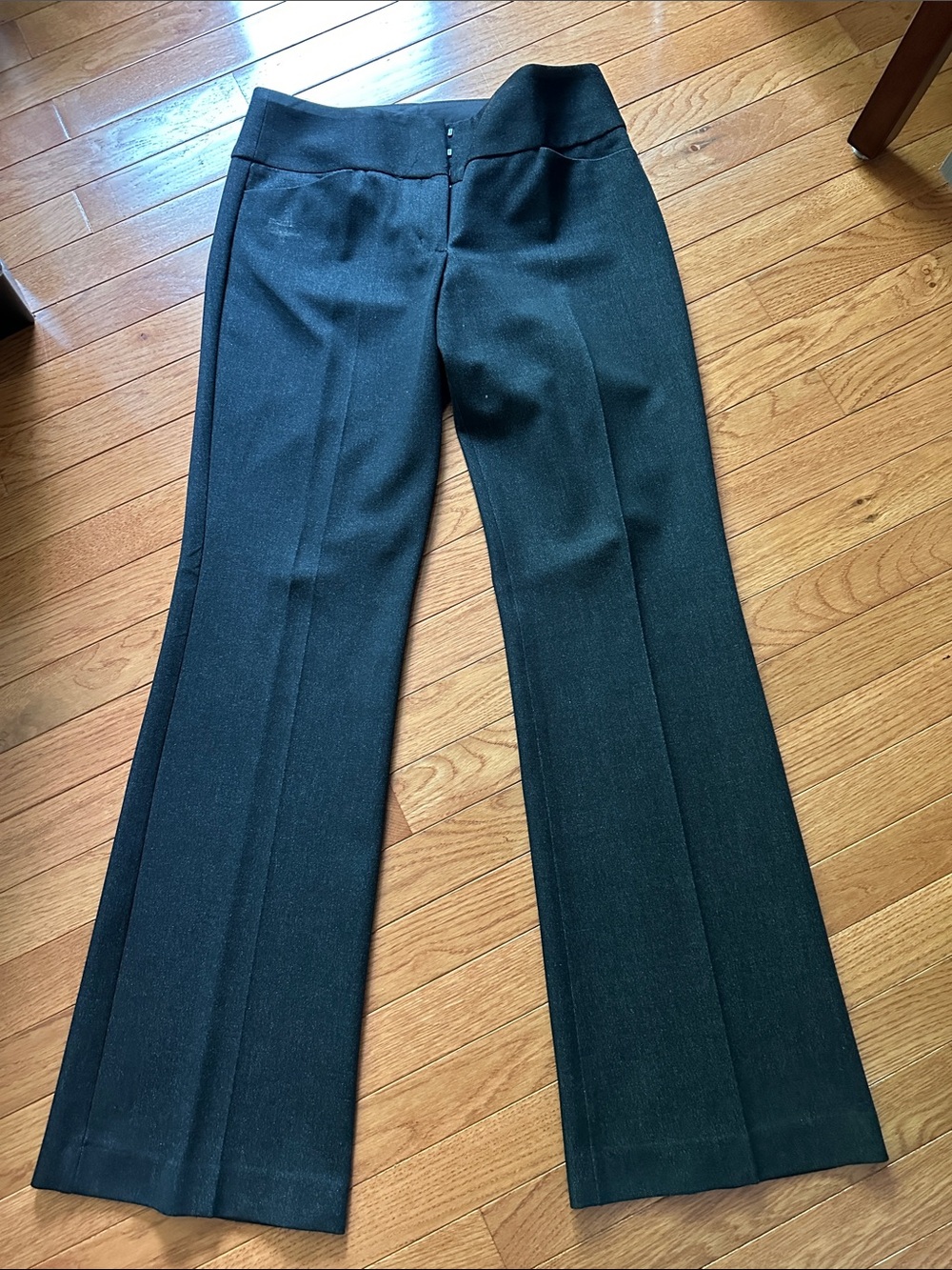 Express Editor Charcoal Dress Pants